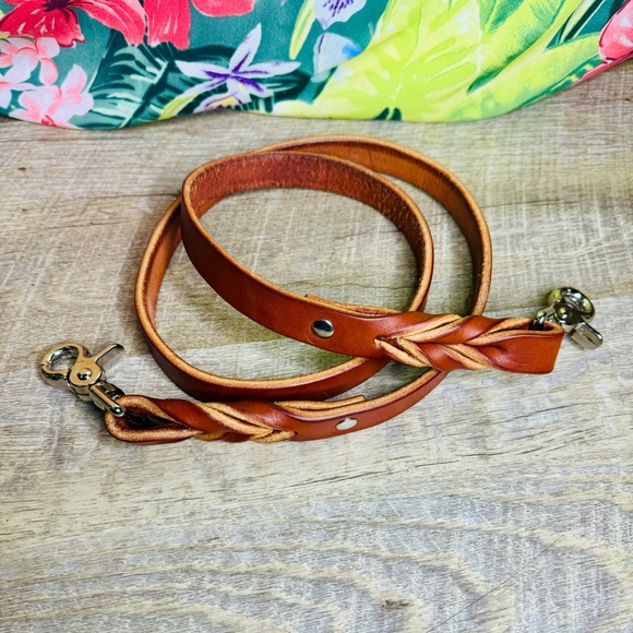 Crossbody strap for purses and handbags 47” leather replacement strap - Picture 5 of 13